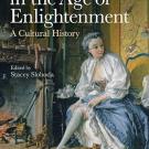 Book cover for "Interiors in the Age of Enlightenment," featuring a period portrait.